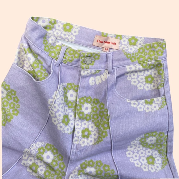 SOLD-isa says gah! Ying yang jeans - Picture 2 of 4